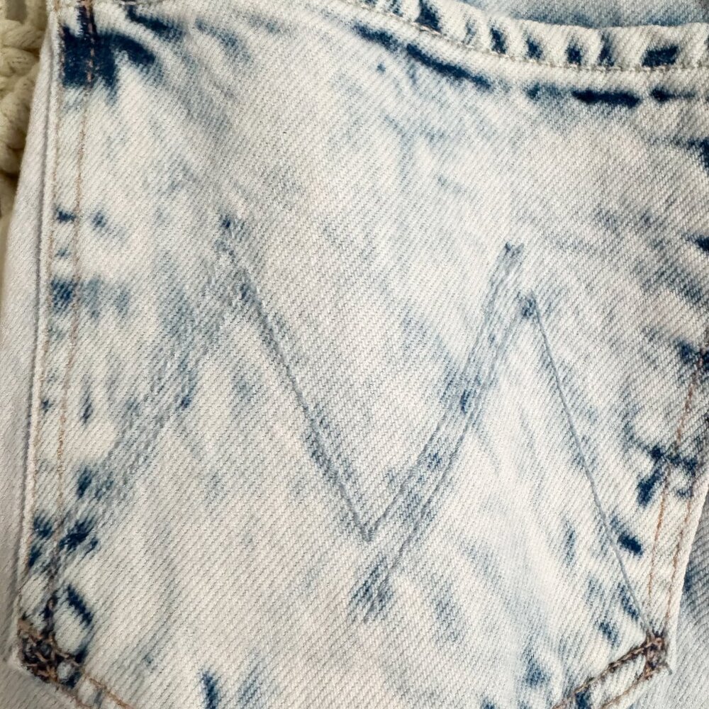 Mother Denim Pink Wash High-Waisted Rider Ankle Jeans Size 26 NWT - Picture 10 of 15